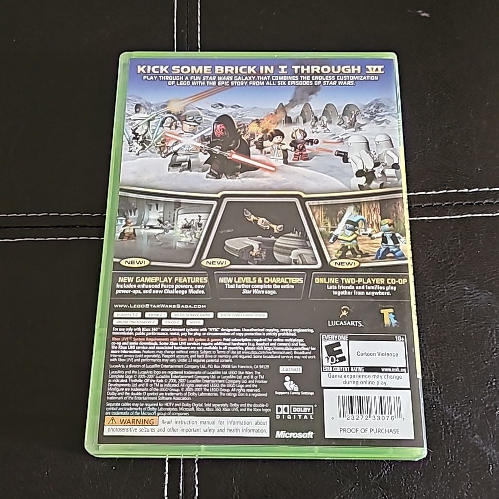 XBOX 360 LEGO STAR WARS The COMPLETE SAGA Video Game - Picture 3 of 3